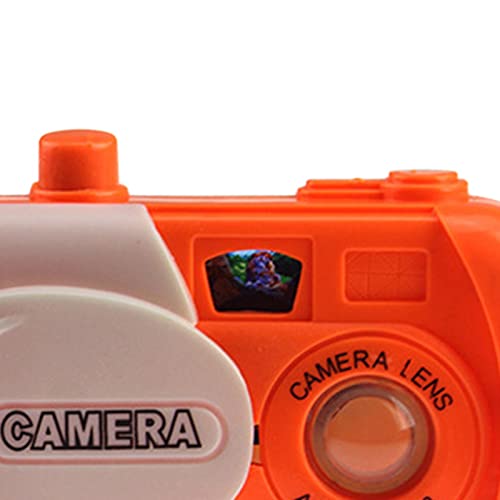 Children's Camera Projection Camera Kids Animal Projection Patterns Simulation Digital Camera Children Educational Learning Study Christmas Birthday Gifts Small (Yellow,Pink,Orange, One Size)