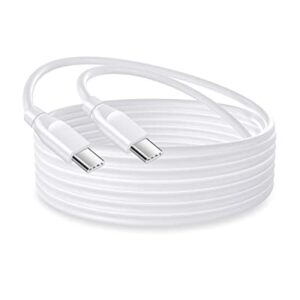 USB C to USB C Fast Charging Cable for Android Phones, Samsung Galaxy S23 Ultra S23+ S22 S22+ S21 Plus A03s A02s A13 A12 A53, Google Pixel 7 Pro 6 6a 5 5a 4 4a XL 3, iPad, Long Charger Cord Usbc Type