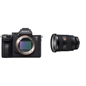 sony a7 iii ilce7m3/b full-frame mirrorless interchangeable-lens camera with 3-inch lcd, body only,base configuration,black & sony fe 24-70mm f2.8 gm ii lens