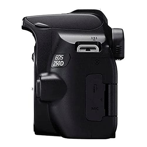 Canon EOS 250D (Rebel SL3) DSLR Camera w/EF-S 18-55mm F/4-5.6 is STM Zoom Lens + 128GB Memory + Case + Tripod + Filters (36pc Bundle) (Renewed)