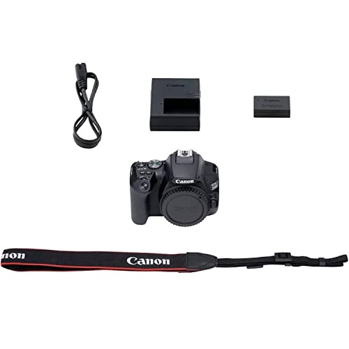 Canon EOS 250D (Rebel SL3) DSLR Camera w/EF-S 18-55mm F/4-5.6 is STM Zoom Lens + 128GB Memory + Case + Tripod + Filters (36pc Bundle) (Renewed)