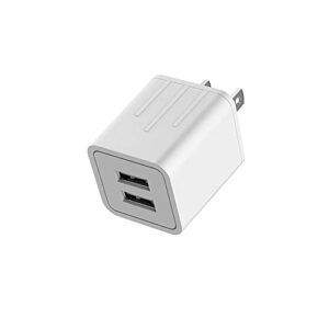 quick charge 3.0 ylishi 10w usb wall charger block fast usb wall plug compatible phone 13/13 mini/13 pro/13 pro max/12 pro max se (white)
