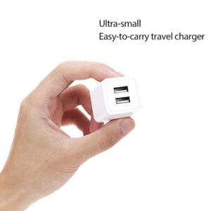 Quick Charge 3.0 Ylishi 10W USB Wall Charger Block Fast USB Wall Plug Compatible Phone 13/13 Mini/13 Pro/13 Pro Max/12 Pro Max SE (White)