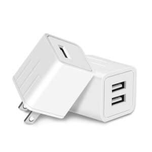 Quick Charge 3.0 Ylishi 10W USB Wall Charger Block Fast USB Wall Plug Compatible Phone 13/13 Mini/13 Pro/13 Pro Max/12 Pro Max SE (White)