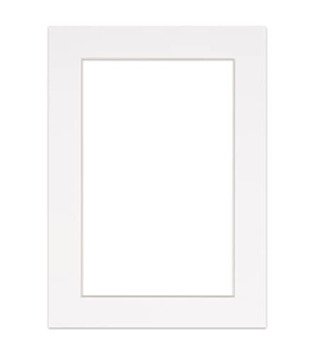 12x16 Mat for 16x20 Frame - Precut Mat Board Acid-Free White 12x16 Photo Matte Made to Fit a 16x20 Picture Frame, Premium Matboard for Family Photos, Show Kits, Art, Picture Framing, Pack of 1 Mat