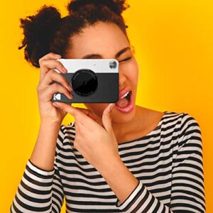 Kodak PRINTOMATIC Digital Instant Print Camera (Black) with Kodak 2ʺx3ʺ Premium ZINK Photo Paper (50 Sheets)