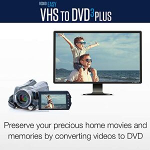 Roxio Easy VHS to DVD 3 Plus | VHS, Hi8, V8 Video to DVD or Digital Converter | Amazon Exclusive 2 Bonus DVDs [Windows]