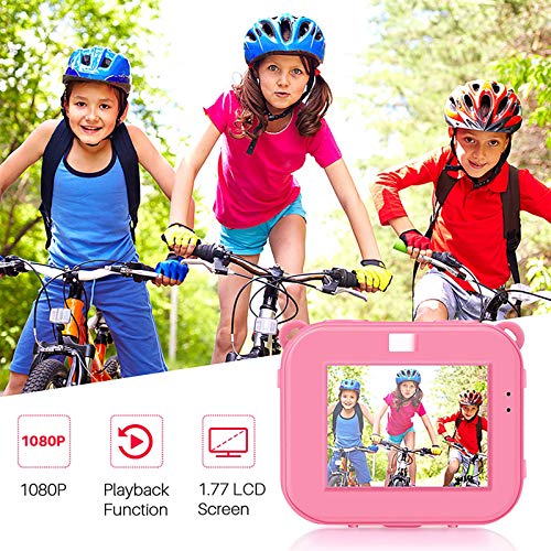 Digital Camera, Kids Camera Waterproof Vlogging Camera Sports Camera, Shockproof Anti-Fall Compact Portable Mini Cameras with Powerful Battery Life,Gift for Girls Boys