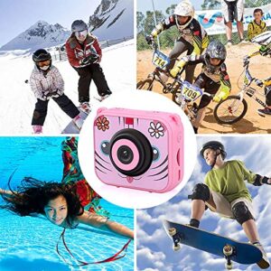 Digital Camera, Kids Camera Waterproof Vlogging Camera Sports Camera, Shockproof Anti-Fall Compact Portable Mini Cameras with Powerful Battery Life,Gift for Girls Boys