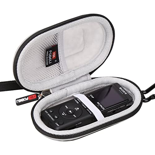 FBLFOBELI Carrying Case for Sony ICD-UX570 Digital Voice Recorder, Travel Storage Digital Voice Recorder Machine Carrying Bag