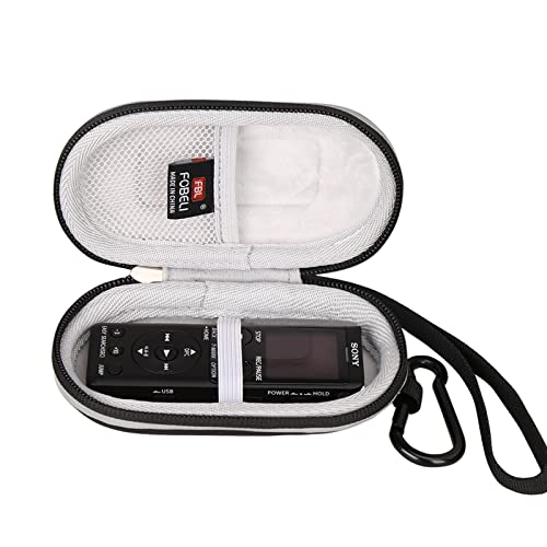 FBLFOBELI Carrying Case for Sony ICD-UX570 Digital Voice Recorder, Travel Storage Digital Voice Recorder Machine Carrying Bag