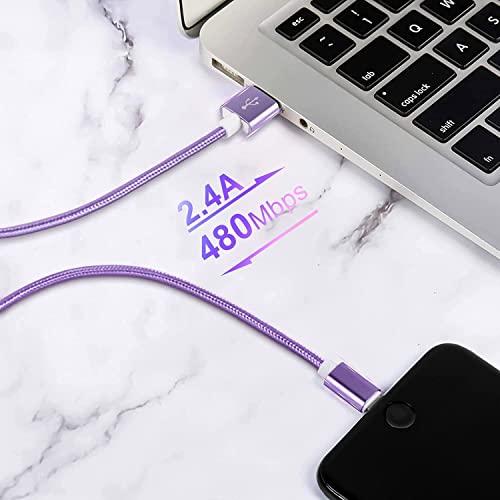 iPhone Charger,Apple MFi Certified 5 Pack iPhone Charger Cable iPhone Cord Nylon Braided Compatible with iPhone 13 Pro/13/12/11 Pro/11/XS MAX/XR/8/7/6s…