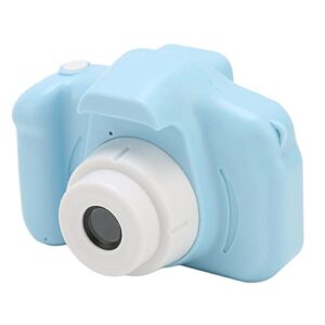 Kids Digital Camera Kids Selfie Camera Multi Mode Filter Front Rear 8MP Cute Toddler Camera with Lanyard 32G Memory Card Blue