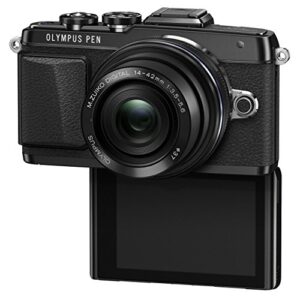 Olympus E-PL7 16MP Mirrorless Digital Camera with 3-Inch LCD with 14-42mm IIR Lens (Black)