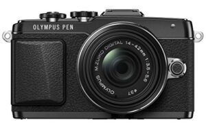 olympus e-pl7 16mp mirrorless digital camera with 3-inch lcd with 14-42mm iir lens (black)