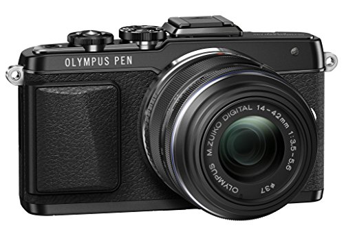 Olympus E-PL7 16MP Mirrorless Digital Camera with 3-Inch LCD with 14-42mm IIR Lens (Black)