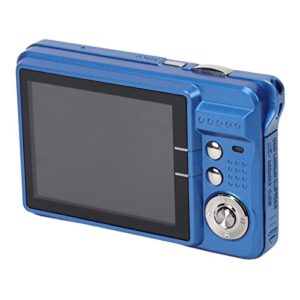 dauerhaft digital camera, anti shake 2.7in lcd 4k vlogging camera built in fill light for photography(blue)
