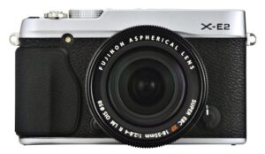 fujifilm x-e2 compact system digital camera kit 16mp with 3.0-inch lcd – body only (silver)