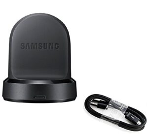 genuine samsung qi wireless charging dock cradle charger for gear s3 classic,frontier sm-r760 with 3ft micro usb & stylus (new)