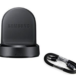 Genuine Samsung Qi Wireless Charging Dock Cradle Charger For Gear S3 Classic,Frontier SM-R760 with 3FT Micro USB & Stylus (New)