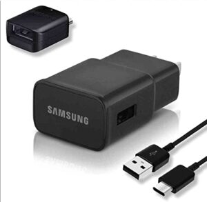 fast charger with usb type c 6.6ft (2m) cable & otg adapter for samsung galaxy s9/s9 plus/s8/s8 plus/s10/s10e/s10 plus/note 8/note 9/note 10/a01/a13/a03s/a21/a30/a31/a32/a33 /a51/a52/a53/a71/s20/s21