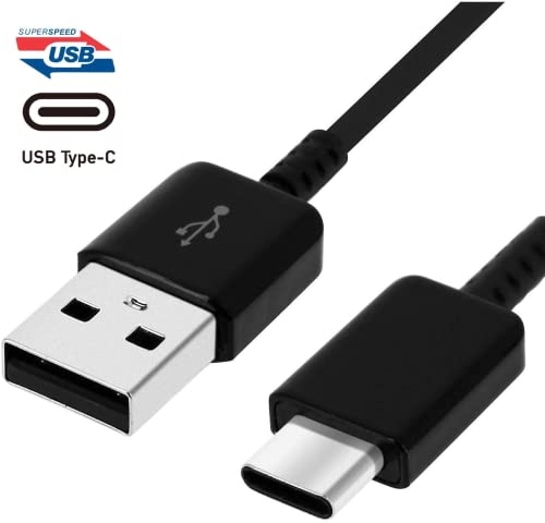 Fast Charger with USB Type C 6.6FT (2m) Cable & OTG Adapter for Samsung Galaxy S9/S9 Plus/S8/S8 Plus/S10/S10e/S10 Plus/Note 8/Note 9/Note 10/A01/A13/A03s/A21/A30/A31/A32/A33 /A51/A52/A53/A71/S20/S21