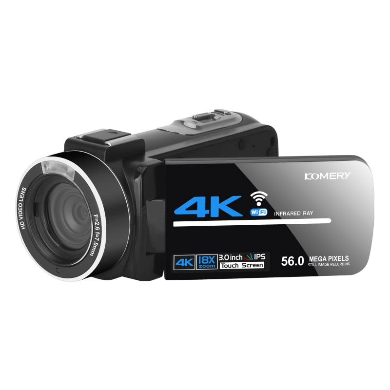 hswbytdnx 56 Million Pixels 4K HD Digital Camera WiFi Wedding DV Live Video Camera