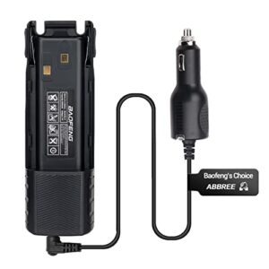 baofeng uv-82 battery bl-8 3800mah li-ion high capacity extended battery with car charger cable uv-82hp uv-82c mirkit uv-82 mk3/5 etc two way radio