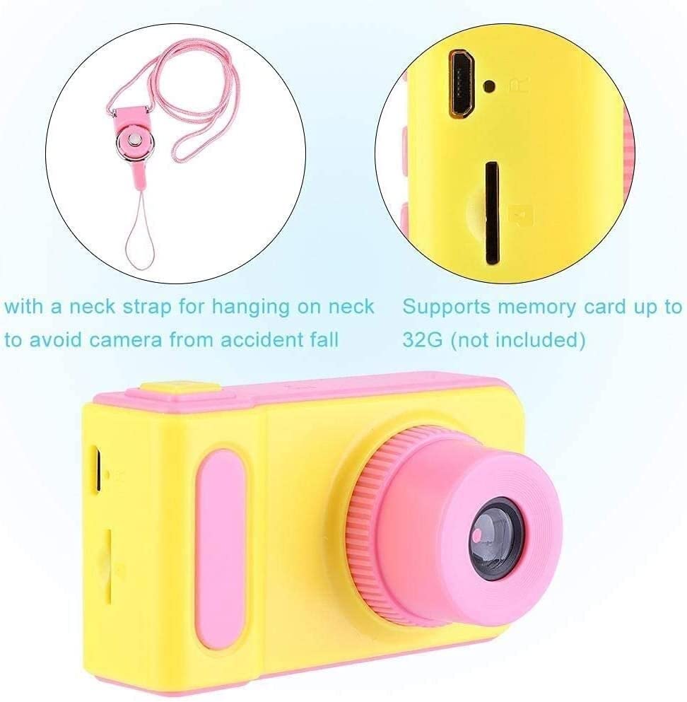 Digital Cameras for Kids Kids Camera 2.0 Inch Mini Rechargeable Child Digital Camera Toys for Children with 400MA Battery, for 2-8 Year Old Boys Girls