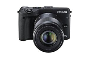 canon 9694b031 24.2mp eos m3 mirrorless digital camera (black)