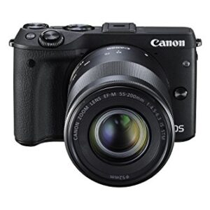 Canon 9694B031 24.2MP EOS M3 Mirrorless Digital Camera (Black)