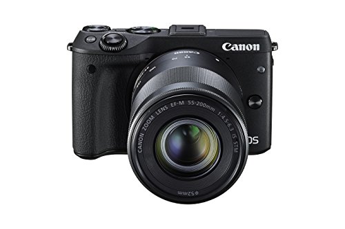 Canon 9694B031 24.2MP EOS M3 Mirrorless Digital Camera (Black)