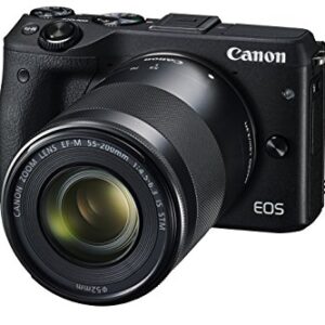 Canon 9694B031 24.2MP EOS M3 Mirrorless Digital Camera (Black)