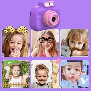 4800W Front and Rear 1080P HD Children Digital Camera with Flashlight, Built in Microphone, Speaker and Mini Games, Gift for Kids