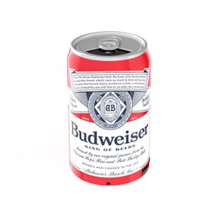 budweiser bluetooth can speaker portable wireless audio stereo speaker official travel music player outdoor universal music box for all devices surround sound system red bud