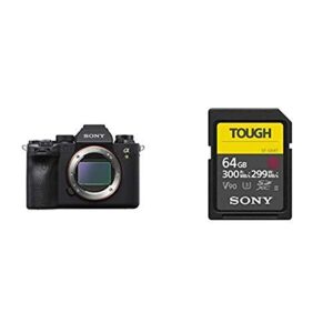 sony a9 ii mirrorless camera: 24.2mp full frame mirrorless interchangeable lens digital camera with high performance 64gb memory card