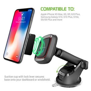 Cellet Magnetic Windshield & Dash Car Mount, Phone Holder, Desk Stand, Cradle with Extendable Arm Compatible with iPhones Samsung Galaxy, Note, Moto, LG, Nokia Google Pixel Phones