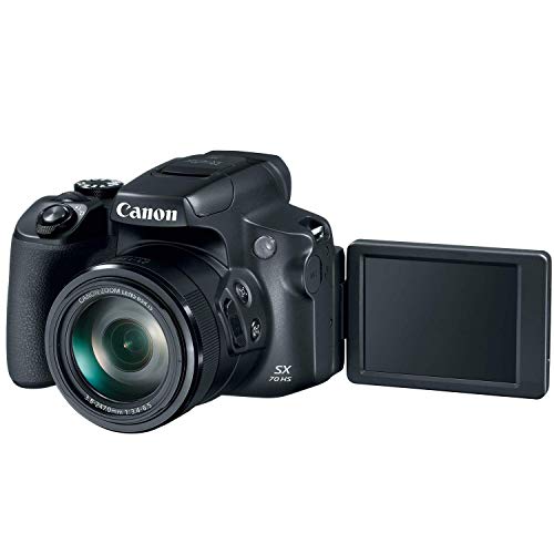 Inspiring PowerShot SX70 HS Digital Canon Camera w/16 GB Memory Card, Octopus Tripod and Other Accessories (Renewed)