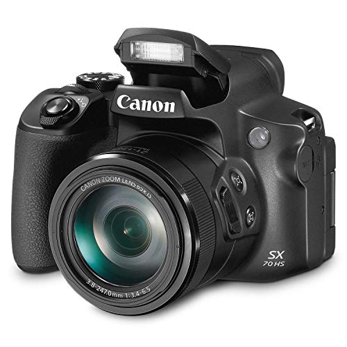 Inspiring PowerShot SX70 HS Digital Canon Camera w/16 GB Memory Card, Octopus Tripod and Other Accessories (Renewed)
