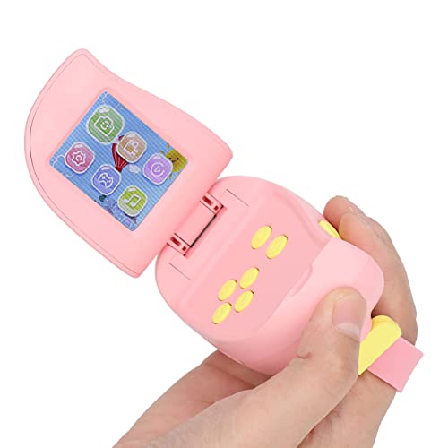 Jeanoko Mini Children Camera, Kids Digital Camera Timed Photo Multifunctional 2in TFT Display Screen Easy to Operate with 400Mah Battery for Child Education(Pink)