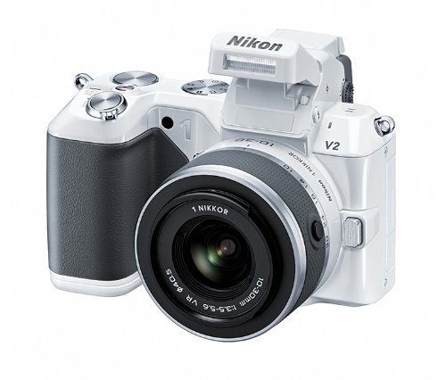 Nikon 1 V2 14.2 MP HD Digital Camera Body Only (White)