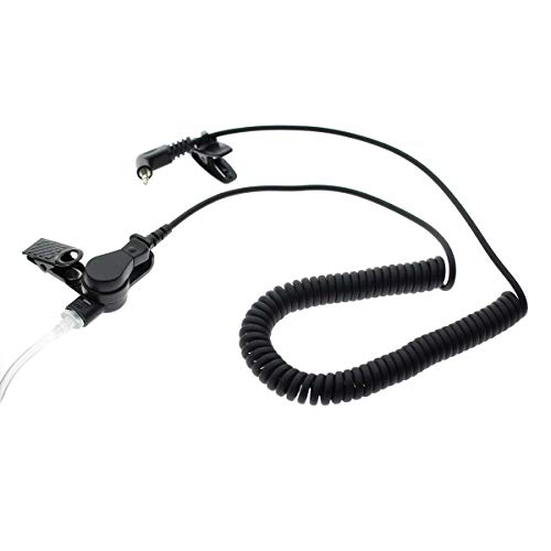 AUTOKAY New 2.5mm Earpiece Wired Headset with Coiled Tube for Harris Police Radio XG25 XG75 P7300 Motorola Kenwood