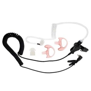 AUTOKAY New 2.5mm Earpiece Wired Headset with Coiled Tube for Harris Police Radio XG25 XG75 P7300 Motorola Kenwood