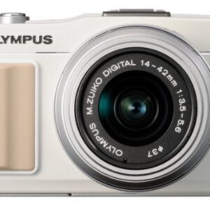 Olympus E-PM2 Mirrorless Digital Camera with 14-42mm Lens (White) (Old Model)