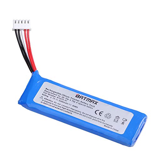 Batmax 3200mAh Battery for JBL Flip 4, Flip 4 Special Edition, JBL GSP872693 01