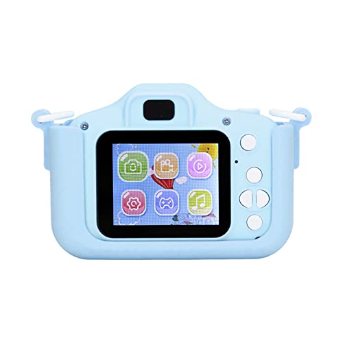 Kids Camera, Quakeproof TF Card Children Camera Auto Focus for Birthday Gift(Blue)