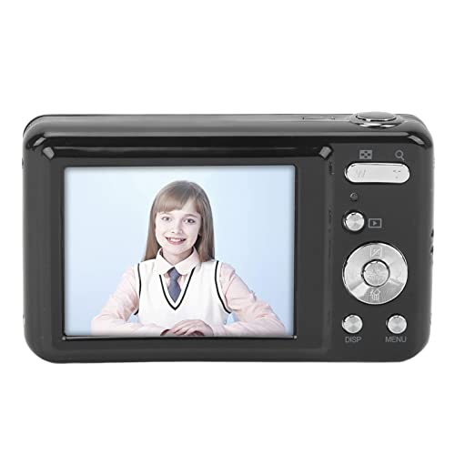 Kids Digital Camera, 8X Zoom 48MP Kids Camera with Storage Bag and Charging Cable, 2.7 Inch Compact Vlogging Camera for Children Beginners Black