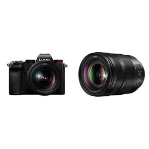 panasonic lumix s5 full frame mirrorless camera (dc-s5kk) and lumix s 24-105mm f4 lens (s-r24105)
