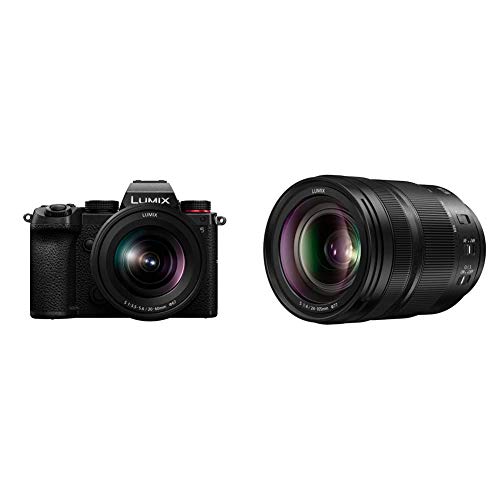 Panasonic LUMIX S5 Full Frame Mirrorless Camera (DC-S5KK) and LUMIX S 24-105mm F4 Lens (S-R24105)