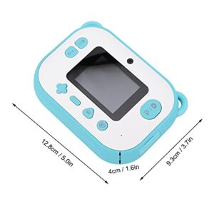 Printing Camera, Instant Print Camera One‑Click Portable Digital Camera for Children for Kid(Blue)